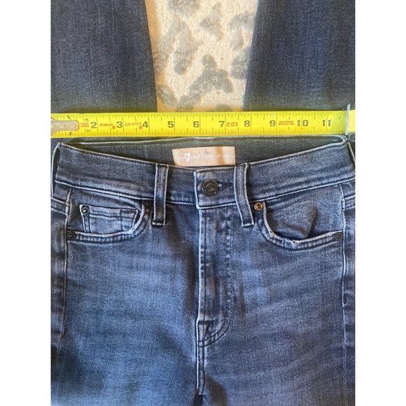 Seven 7 for all mankind black jeans women's 24 - Picture 2 of 8